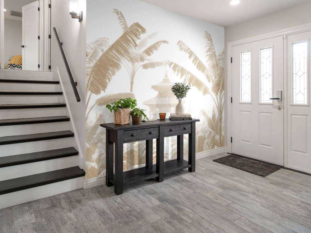 Mistige Tempeltuin, taupe