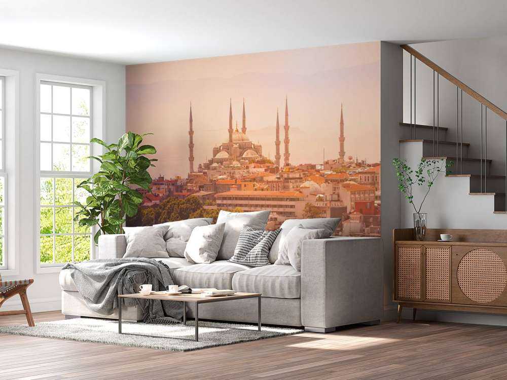 Istanbul op een warme dag