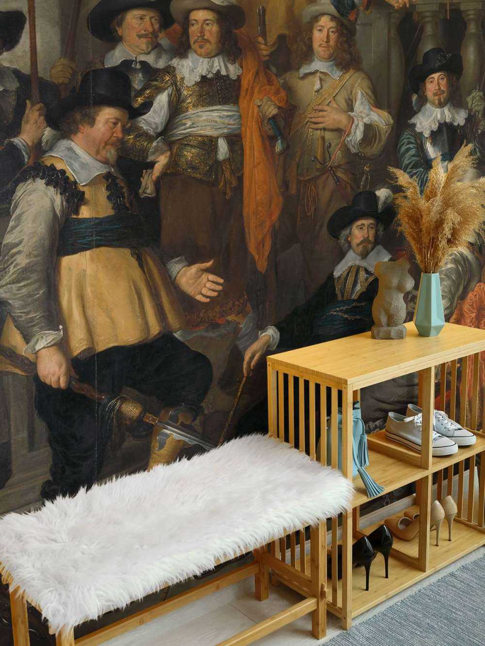 Officieren en andere schutters van wijk XVIII in Amsterdam