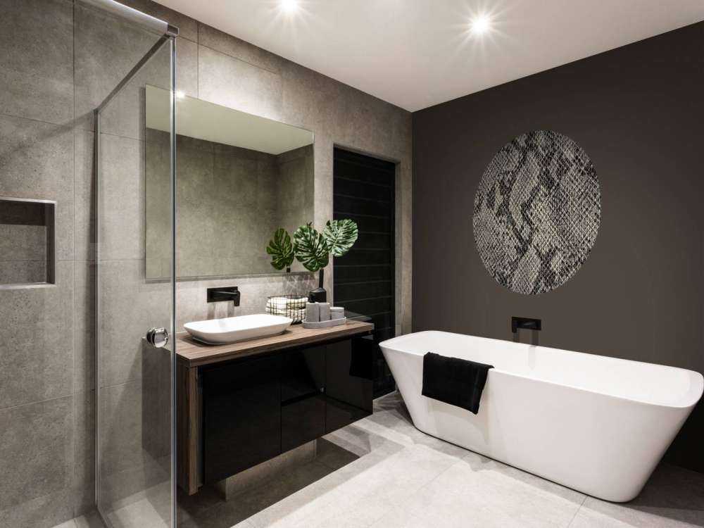 Zwart-grijze slangenhuid