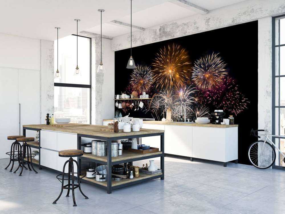 Kleurrijke vuurwerk design