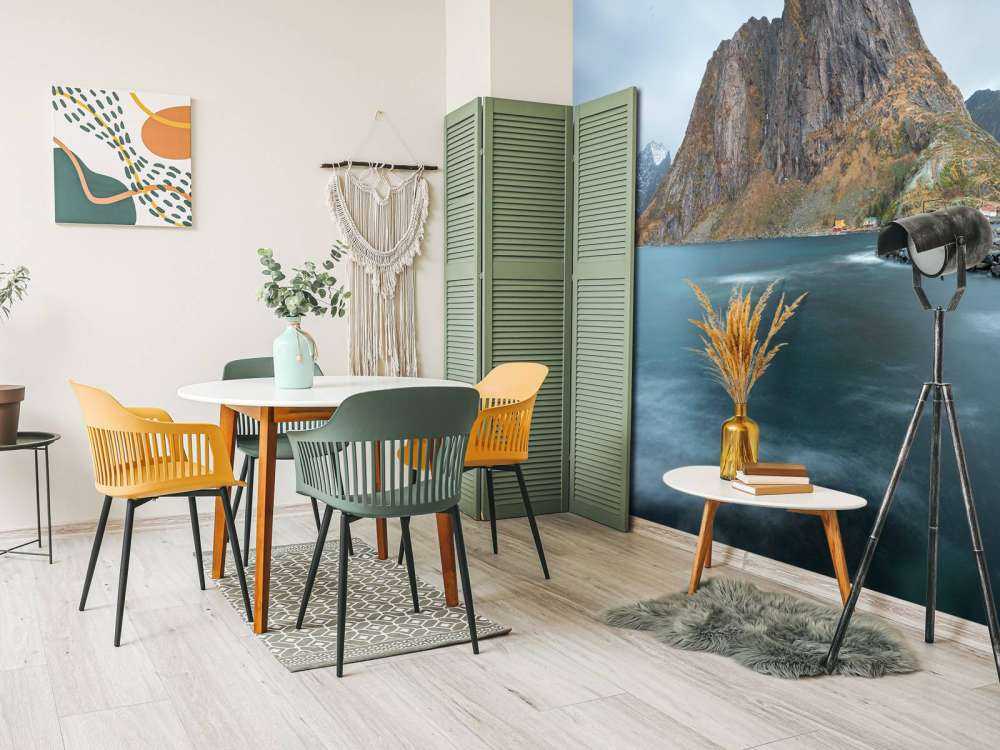 Vissers dorp in Noorwegen