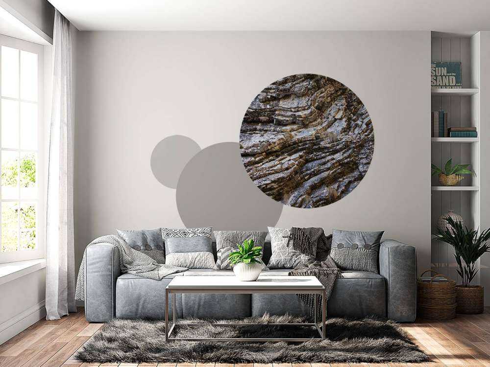 Close-up kalkstenen rots