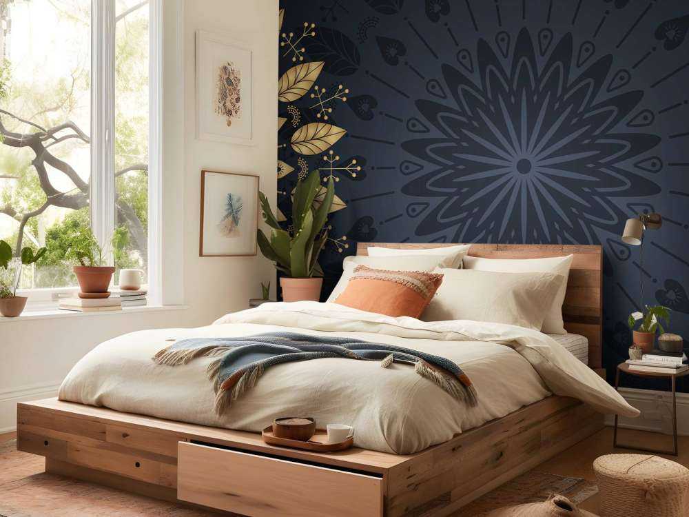 Bladeren in mandala's