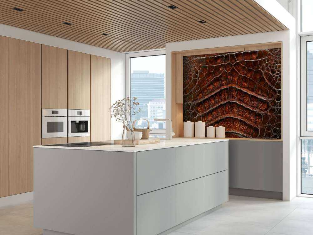 Krokodillen huid structuur