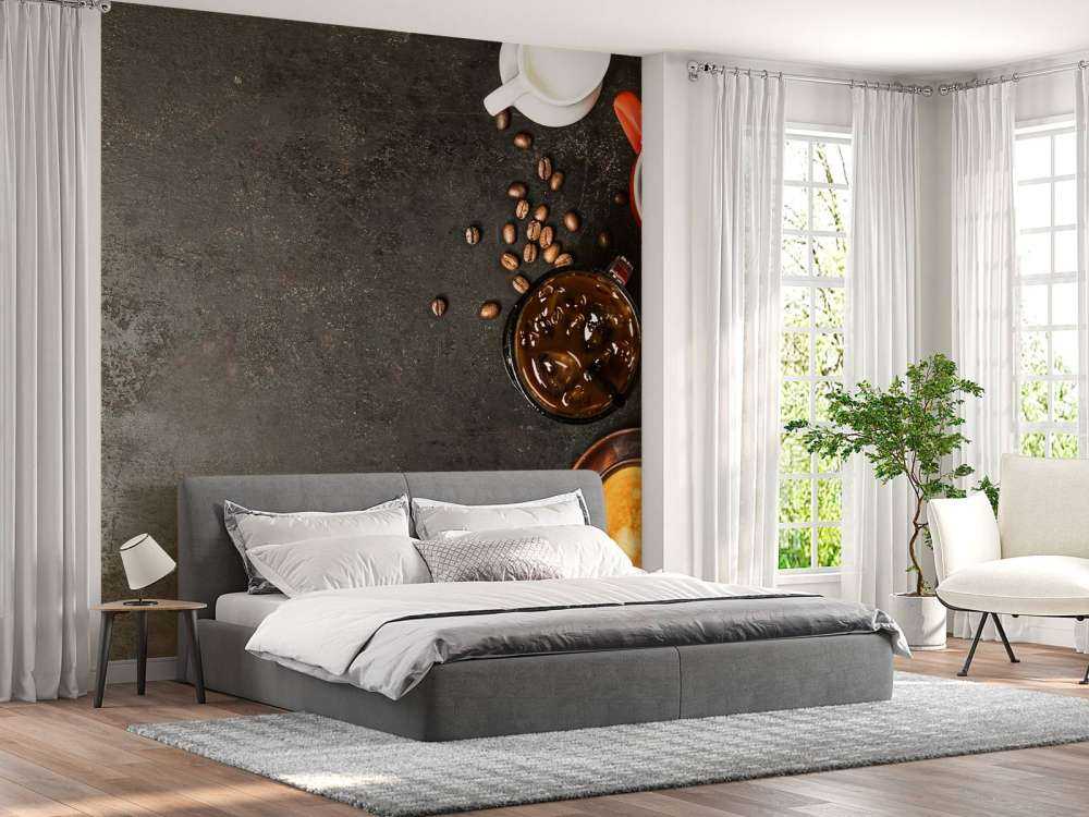 Koffie bereiden van bovenaf