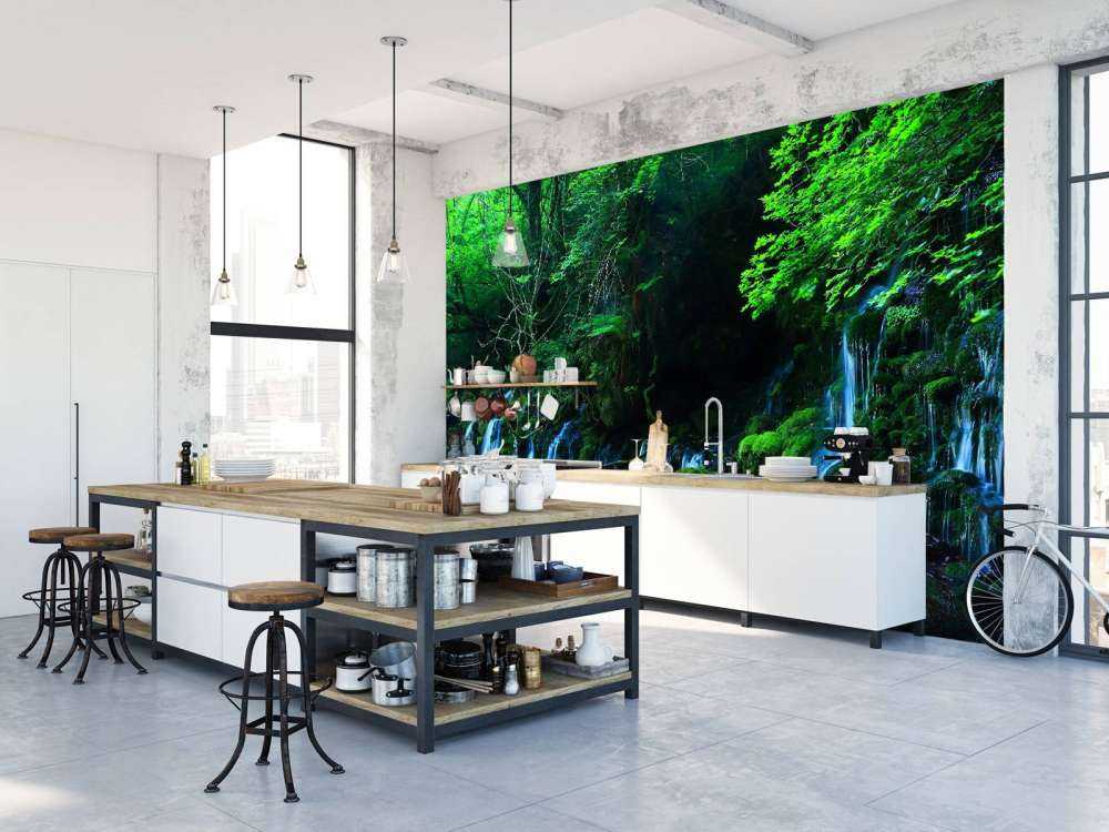 Watervallen in de jungle