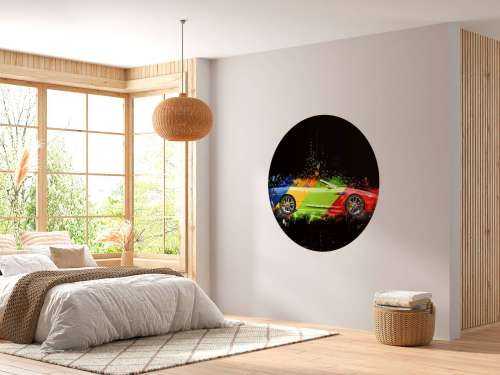Kleurrijke auto design