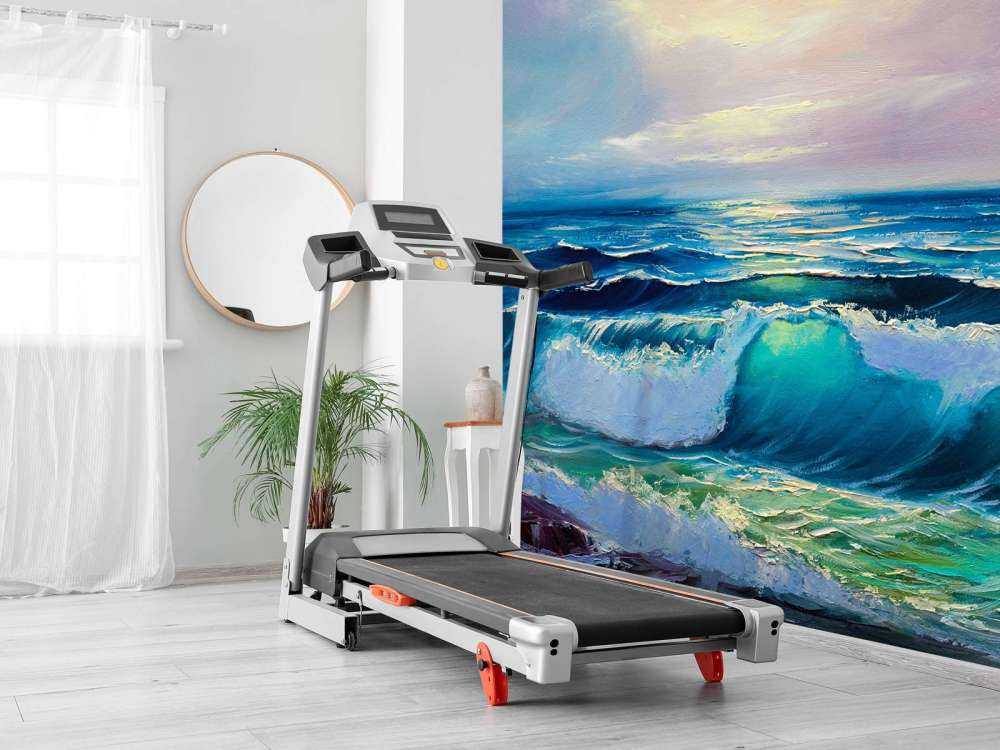 Olieverfschilderij van een heldere zee