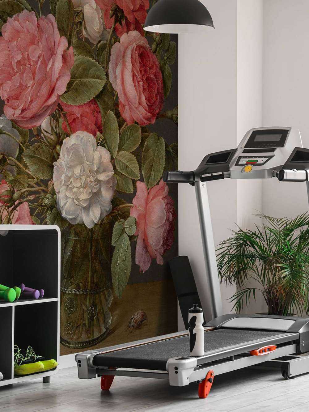 Rozen in een glazen vaas