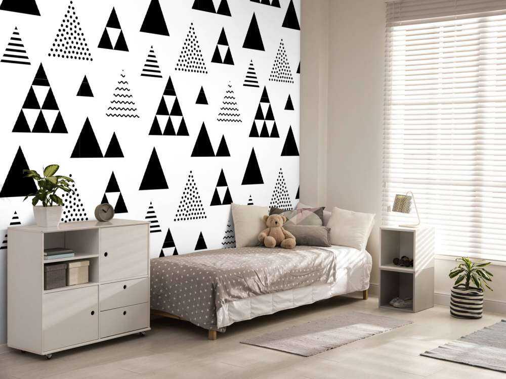 Driehoeken in zwart-wit