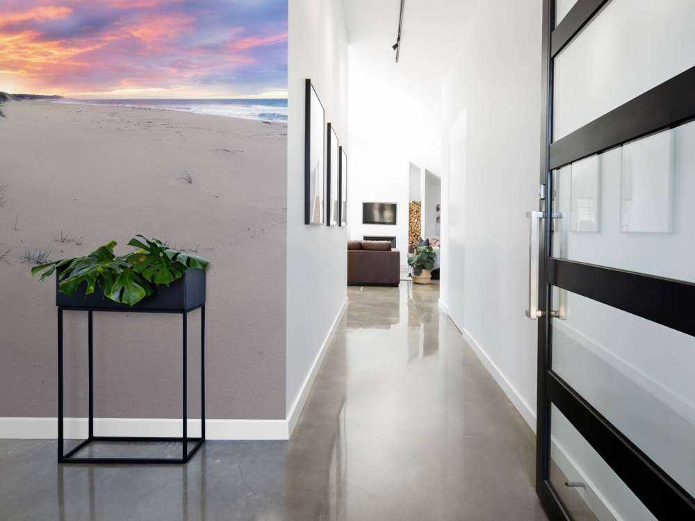 Zonsopgang over zandduinen