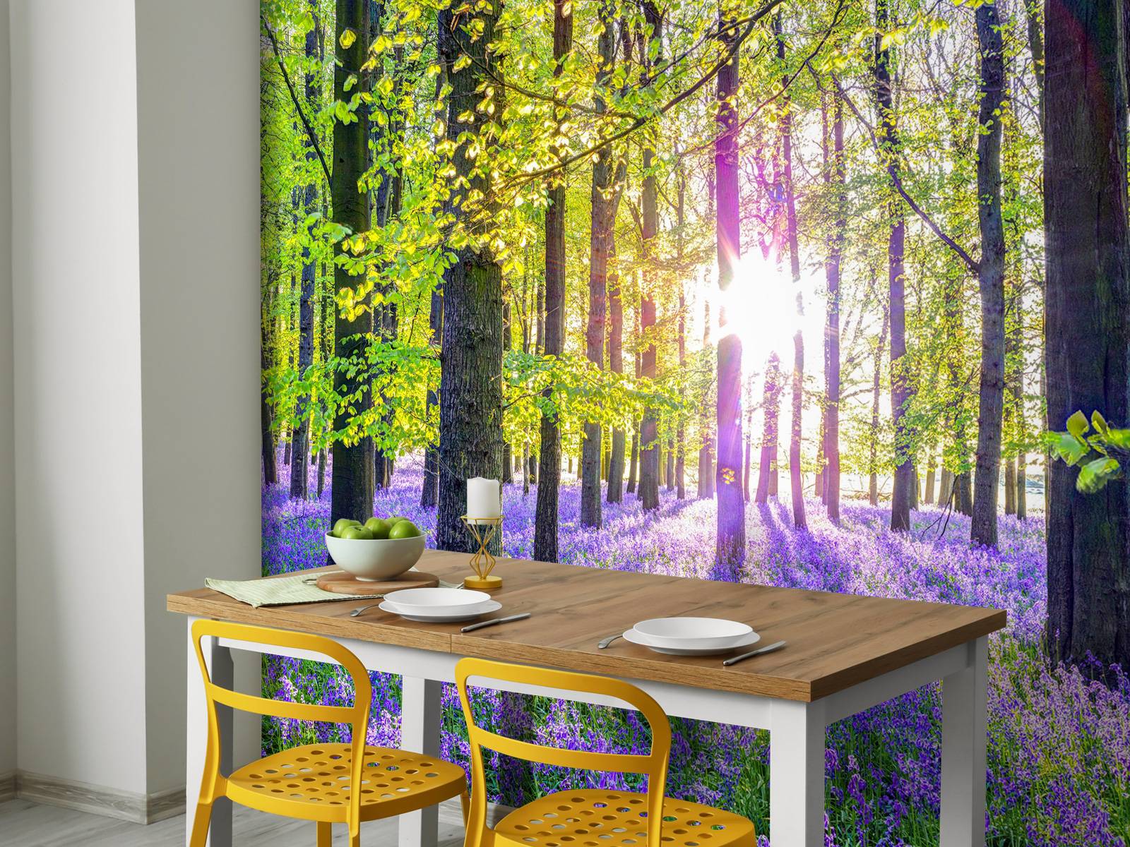 Kleurrijk bos