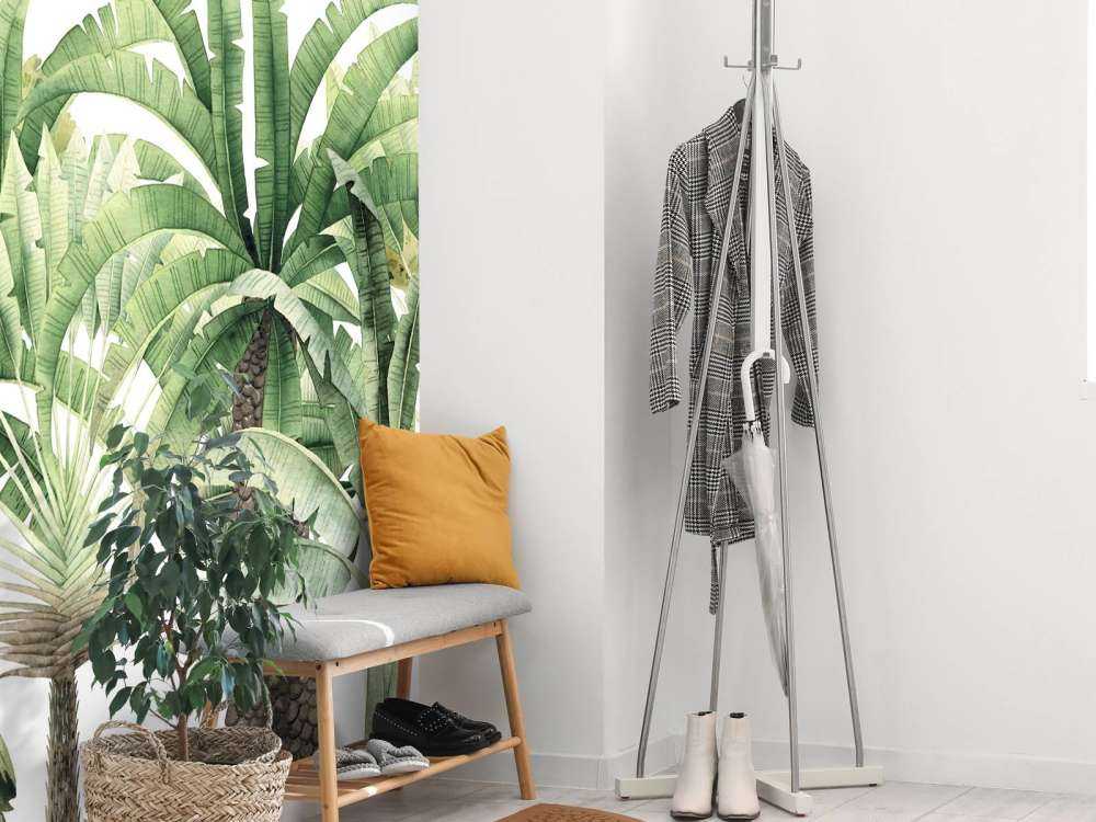 Geschilderde palmbomen