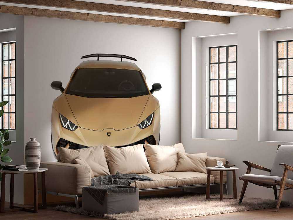 Lamborghini Huracán - Voorkant vanaf boven, wit