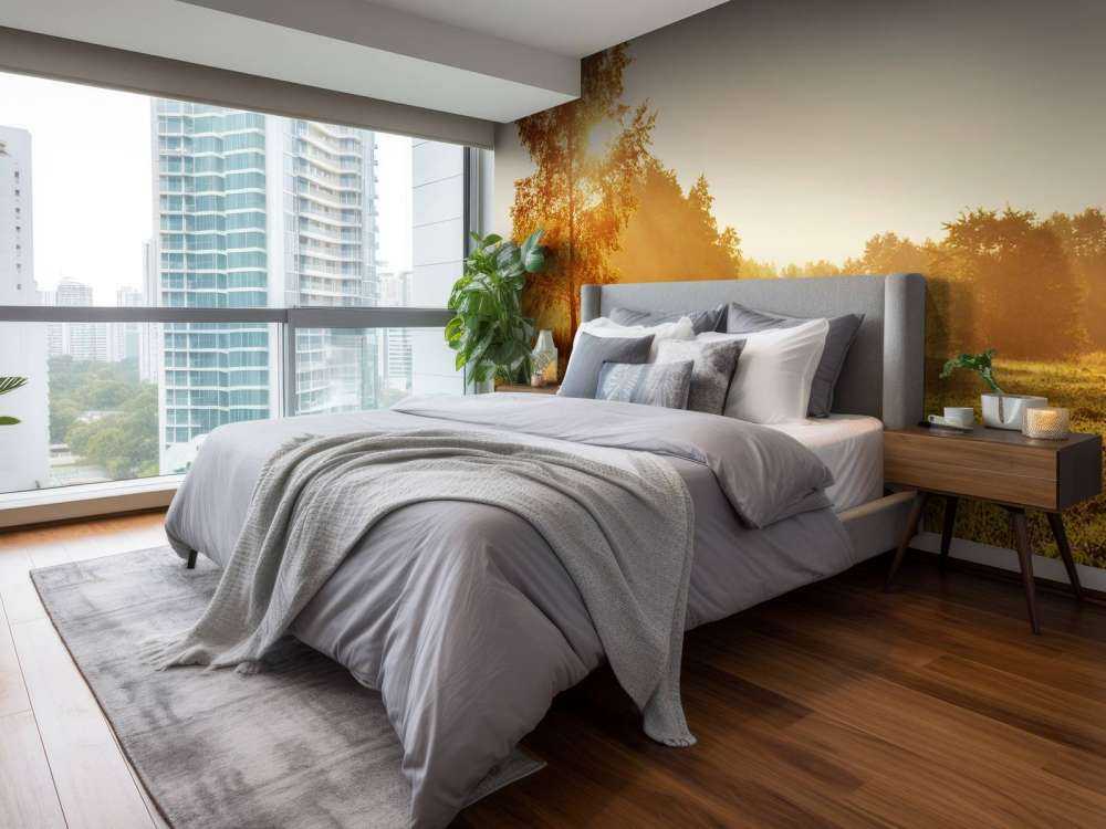 Weiland bij zonsopkomst