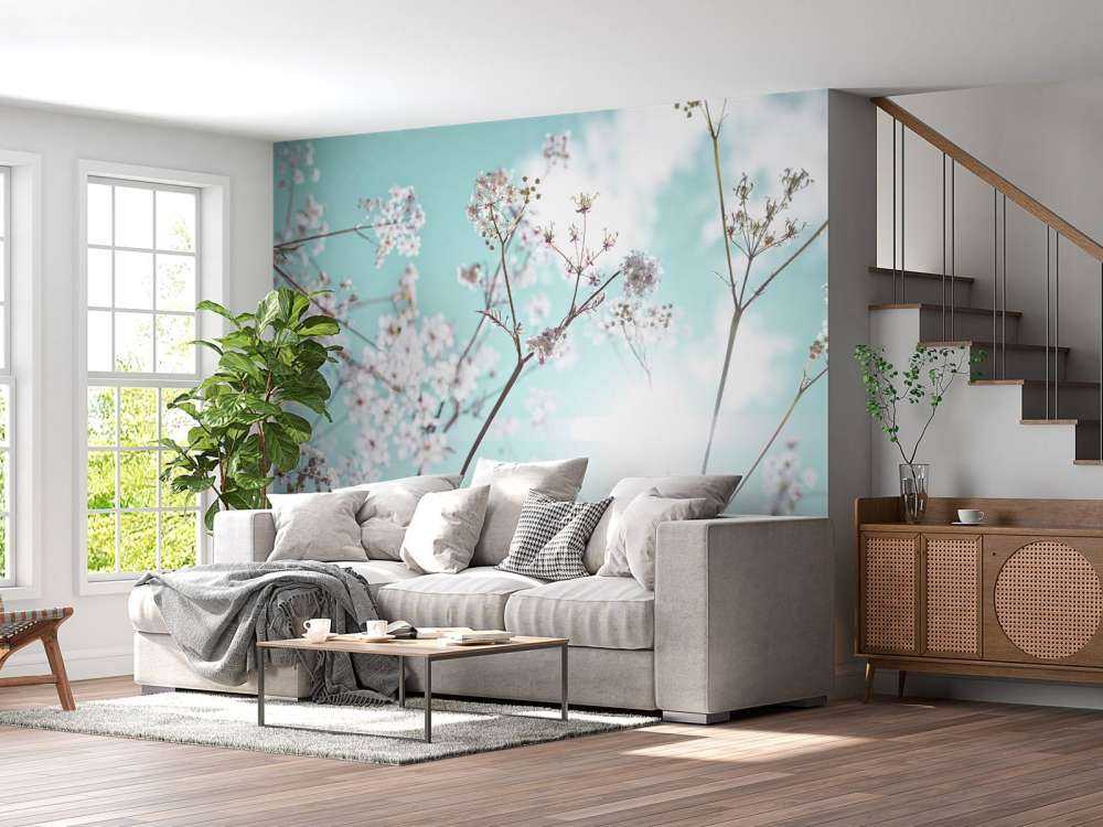 Amandelbloesem in de zon