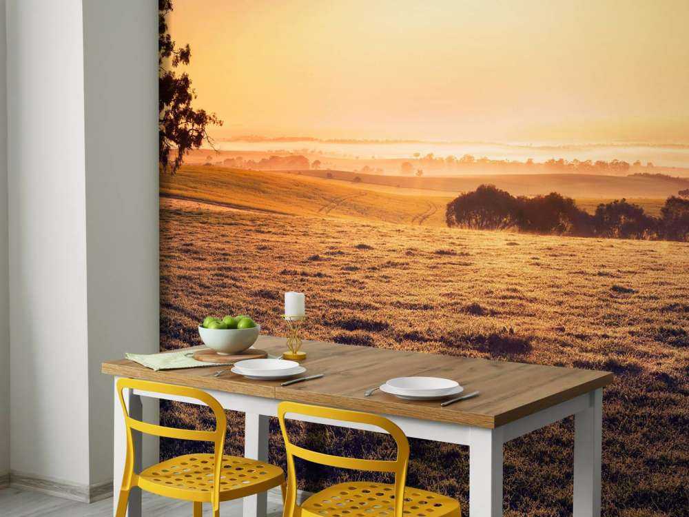 Clare Valley bij zonsondergang