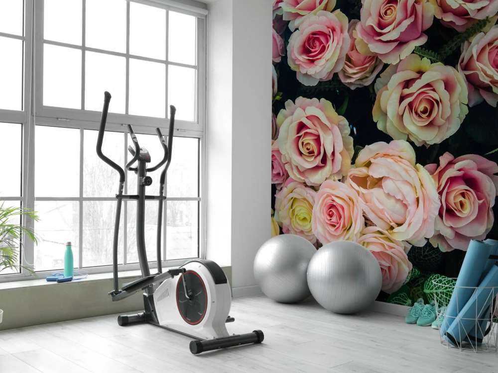 Lichtkleurige rozen boeket