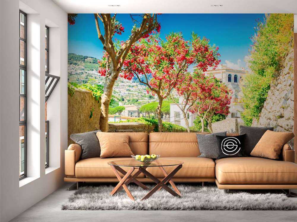 Ravello Village op een zonnige dag