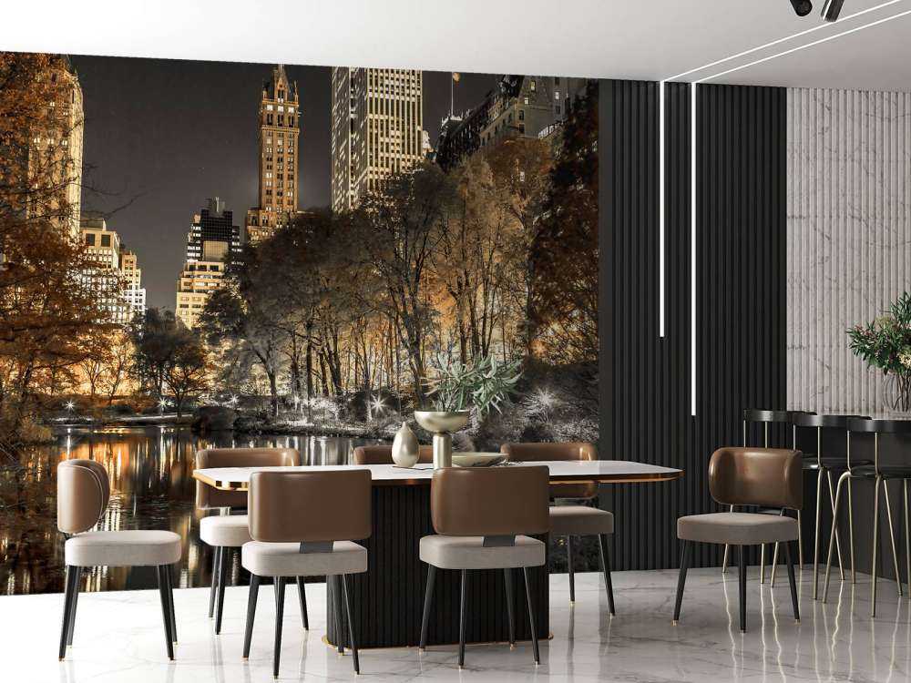 New York in de nacht