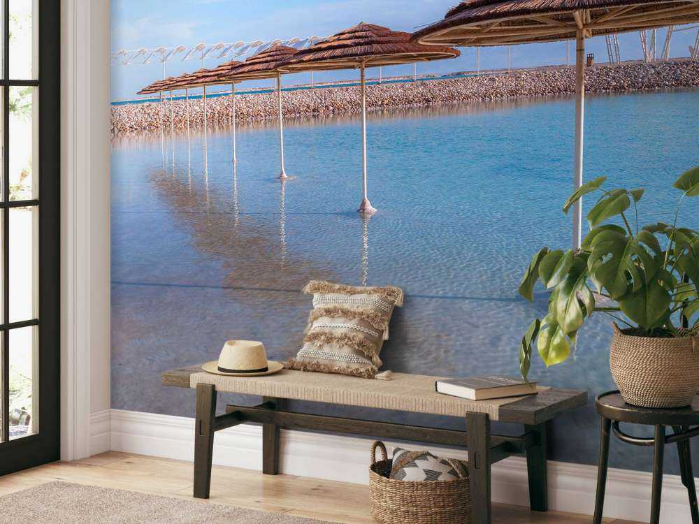 Parasols op het strand