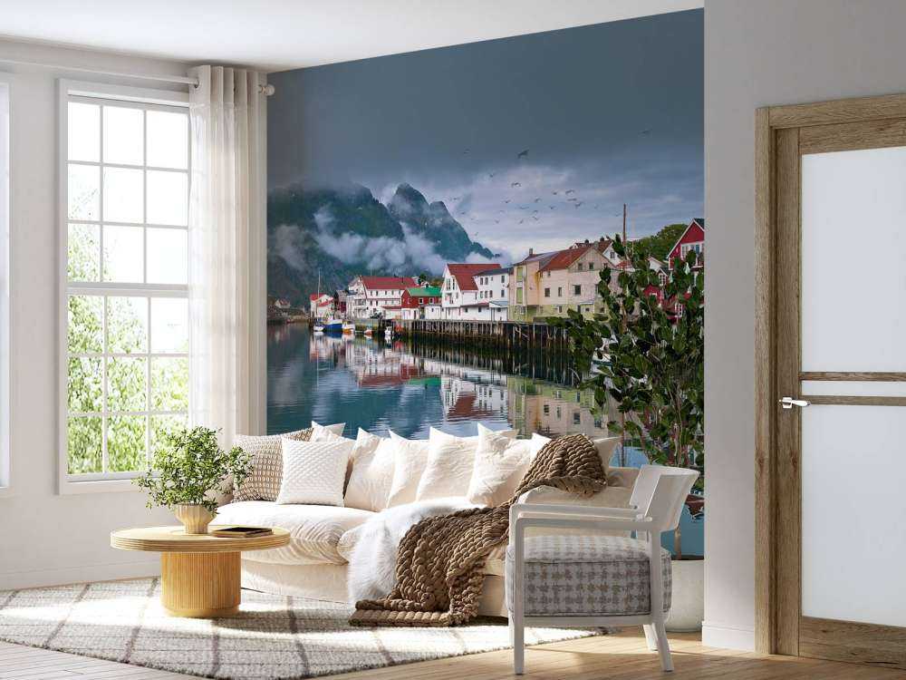 Huizen op de Lofoten