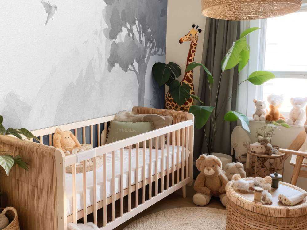 Bosdieren in zwart-wit