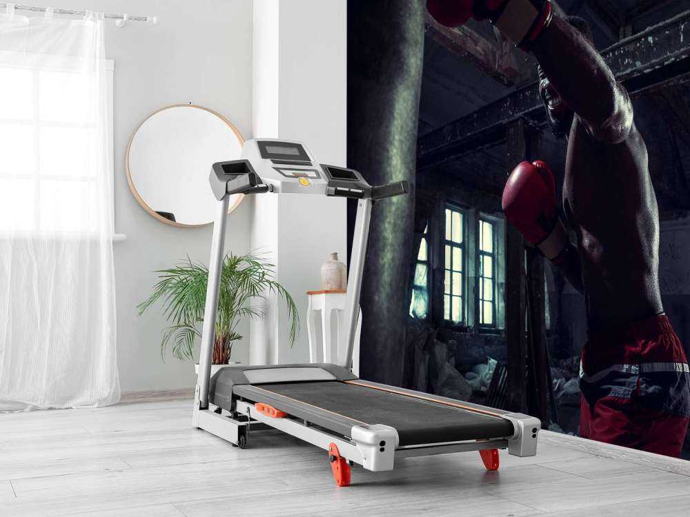 Vechtsport training in een donkere ruimte