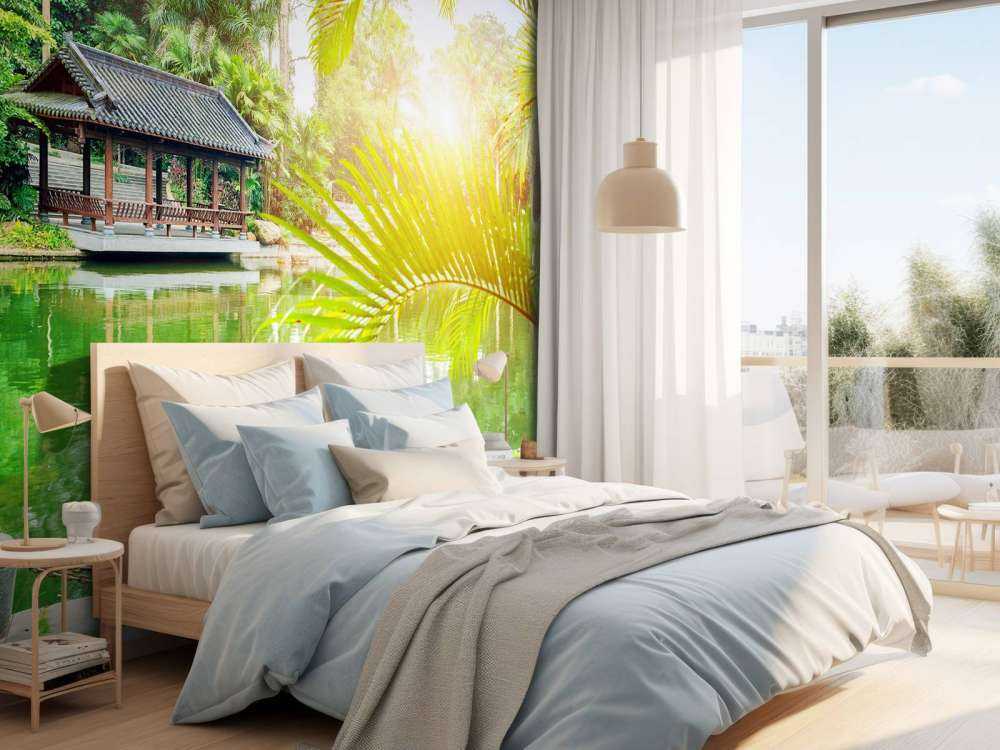 Rustgevend parkje in China