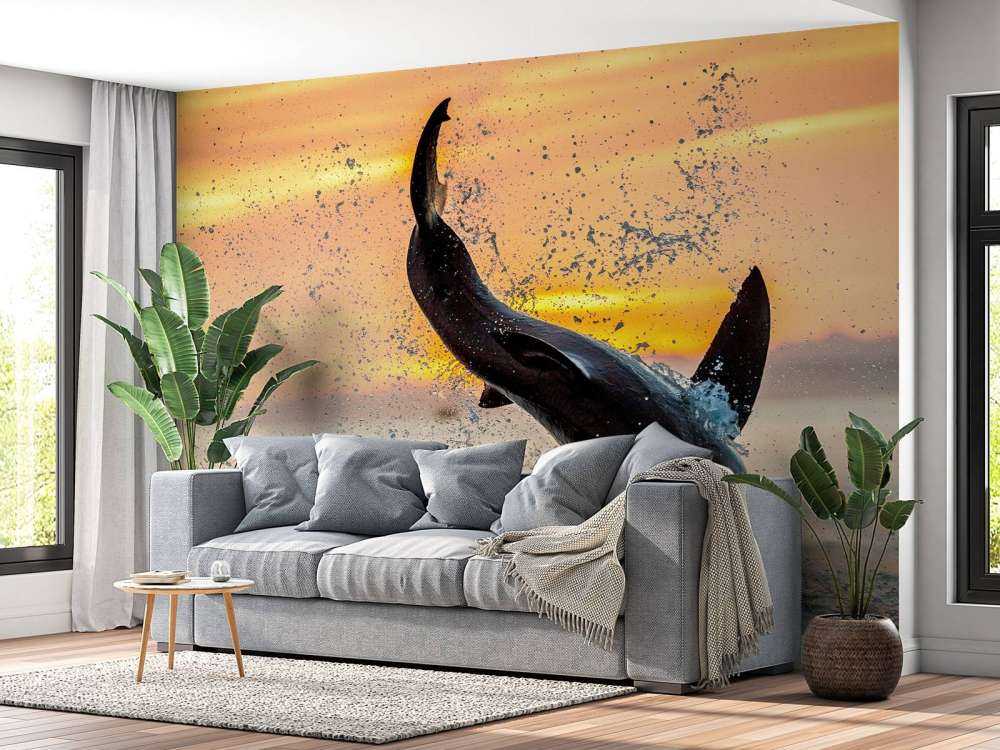 Grote witte haai aan het aanvallen