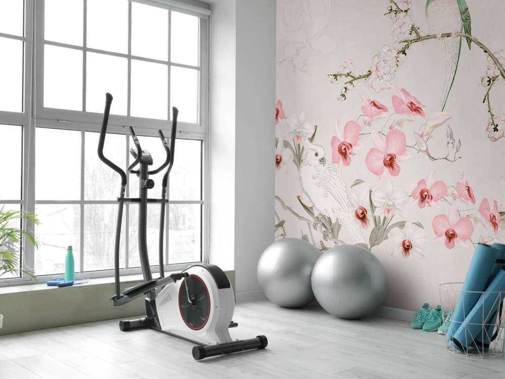 Chinoiserie with cockatoo