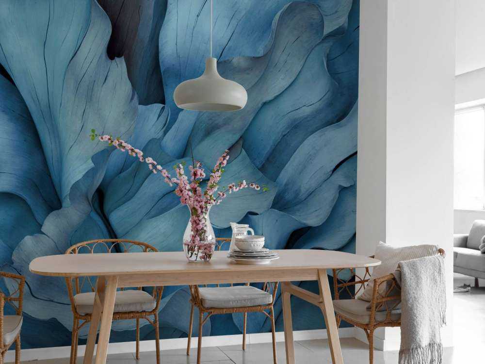 Oceanic floral whispers organic forms