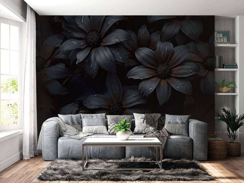 Opulent flower reverie dark mood