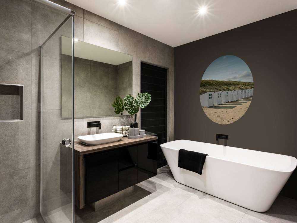 Huisjes aan het strand