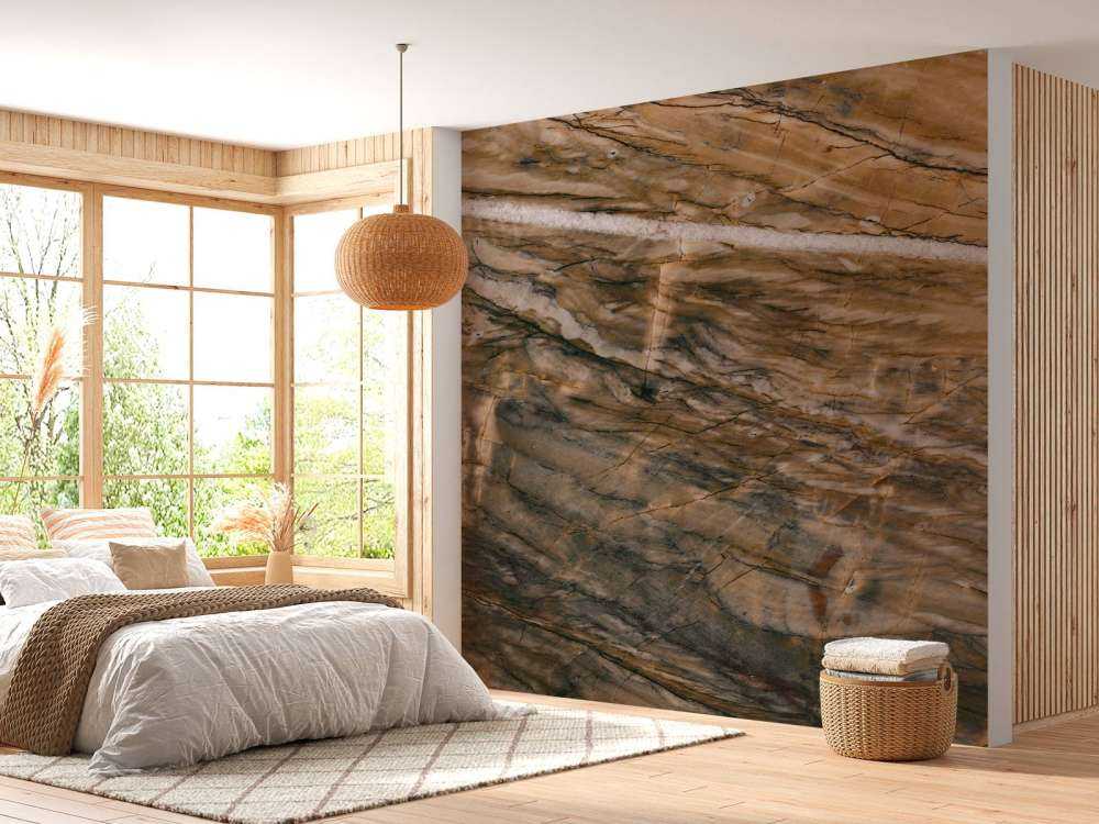 Marmer met gele tint