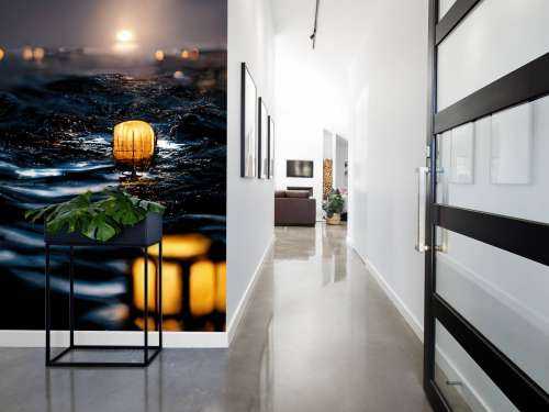 Lanterns over het water