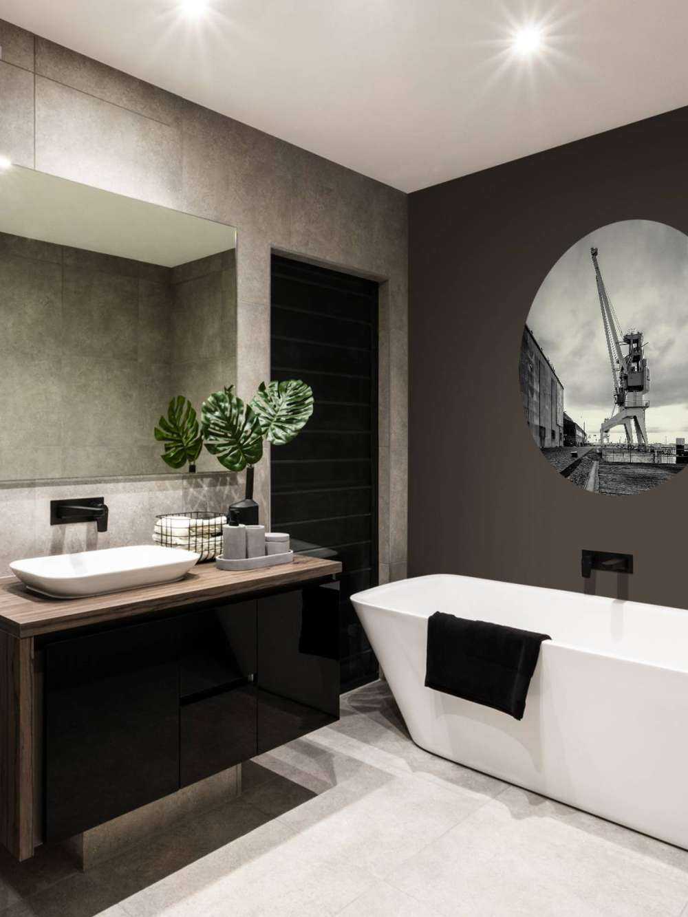 Havenkraan op het voormalige RDM terrein Heijplaat Rotterdam 