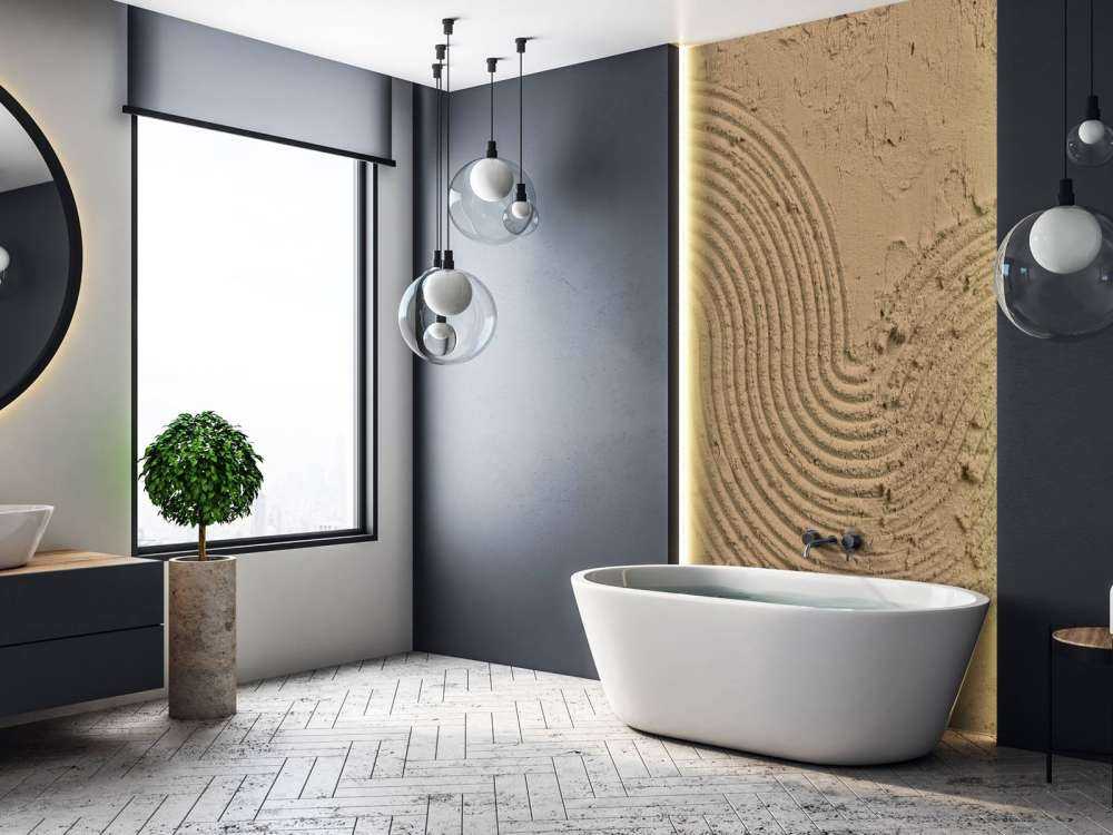 Structuur kunst in goud bruin