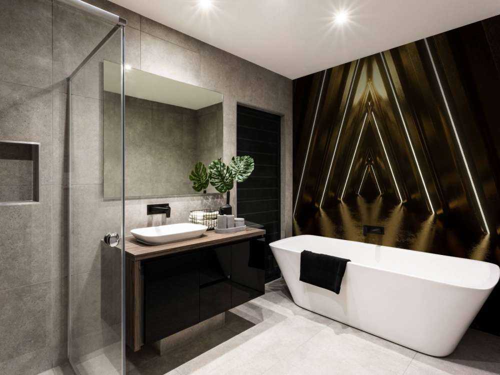 Donkere gouden tunnel