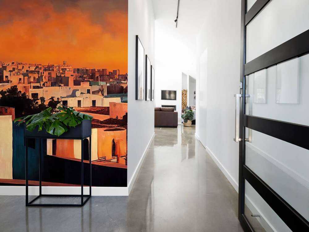 Casablanca bij zonsondergang