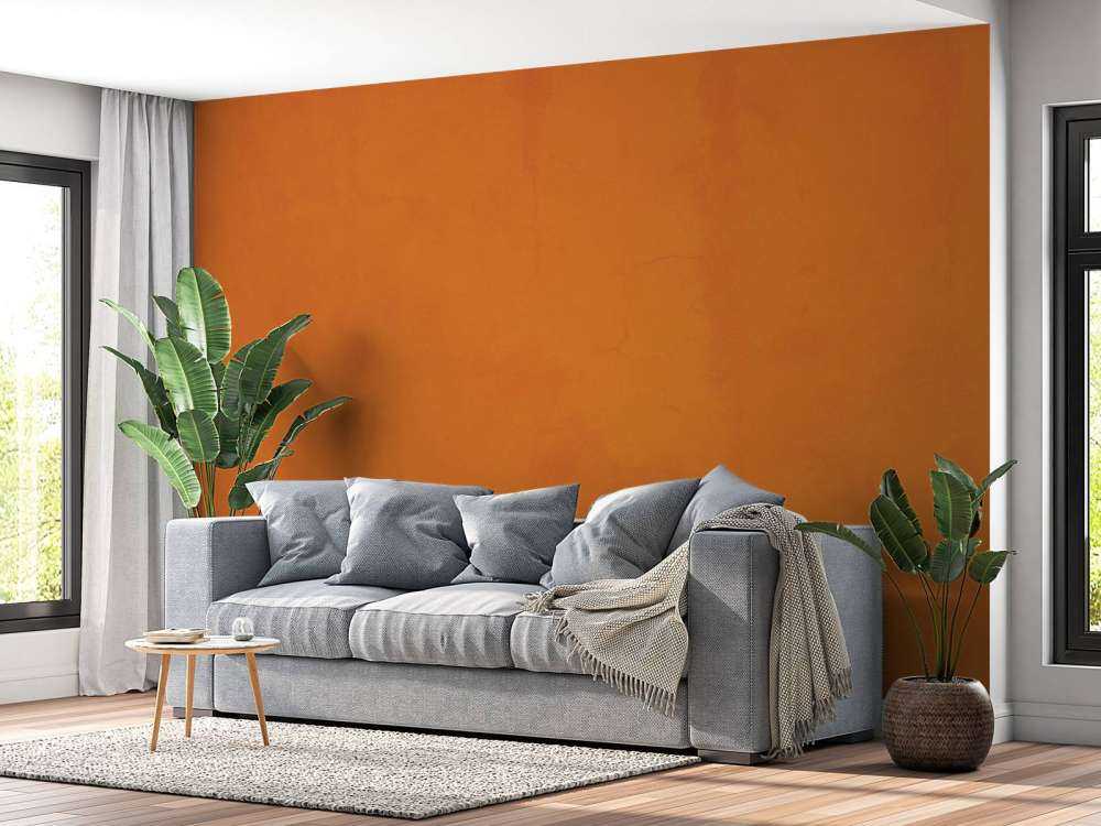 Oud oranje beton