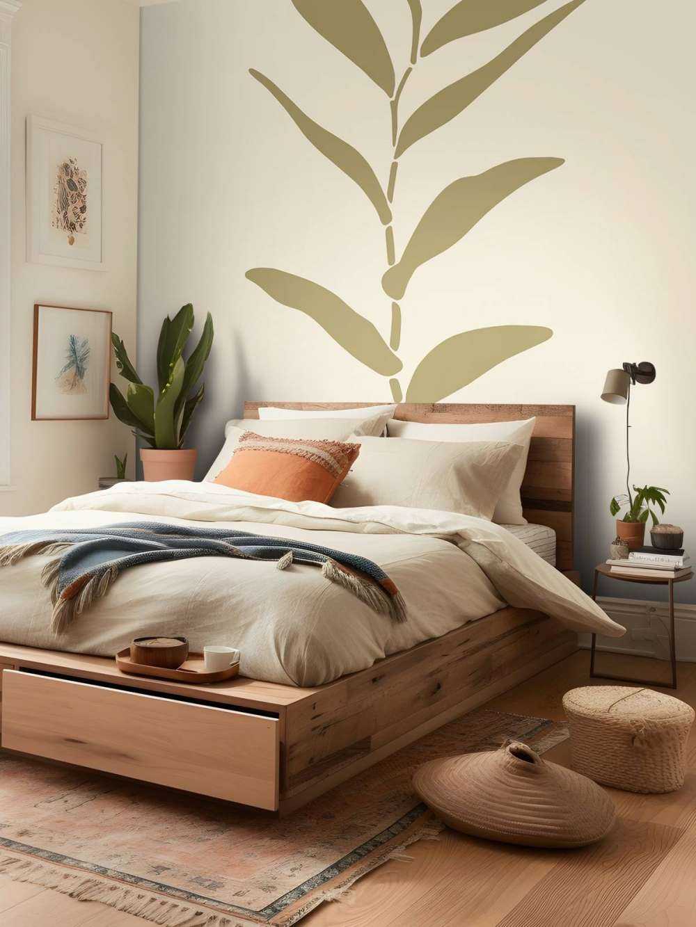 Bruine plant op een licht achtergrond