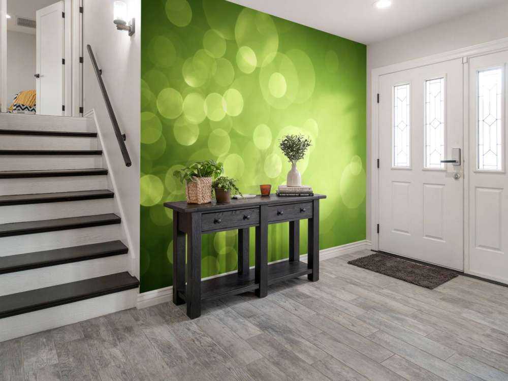 Abstract groene cirkels