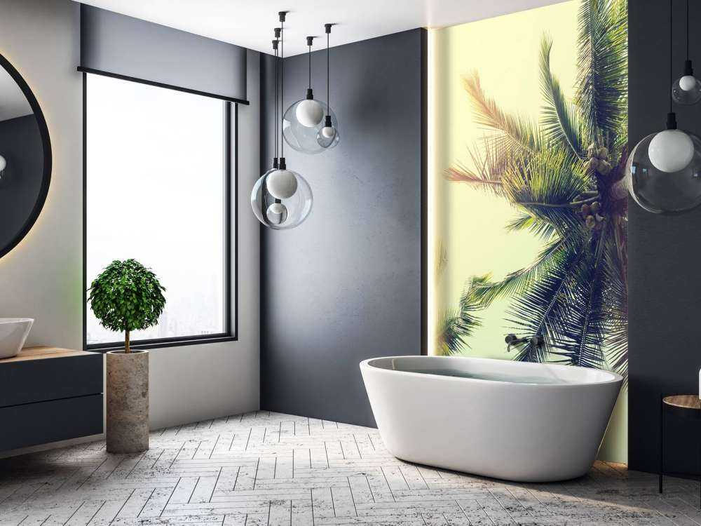 Palmboom Bladeren Vintage