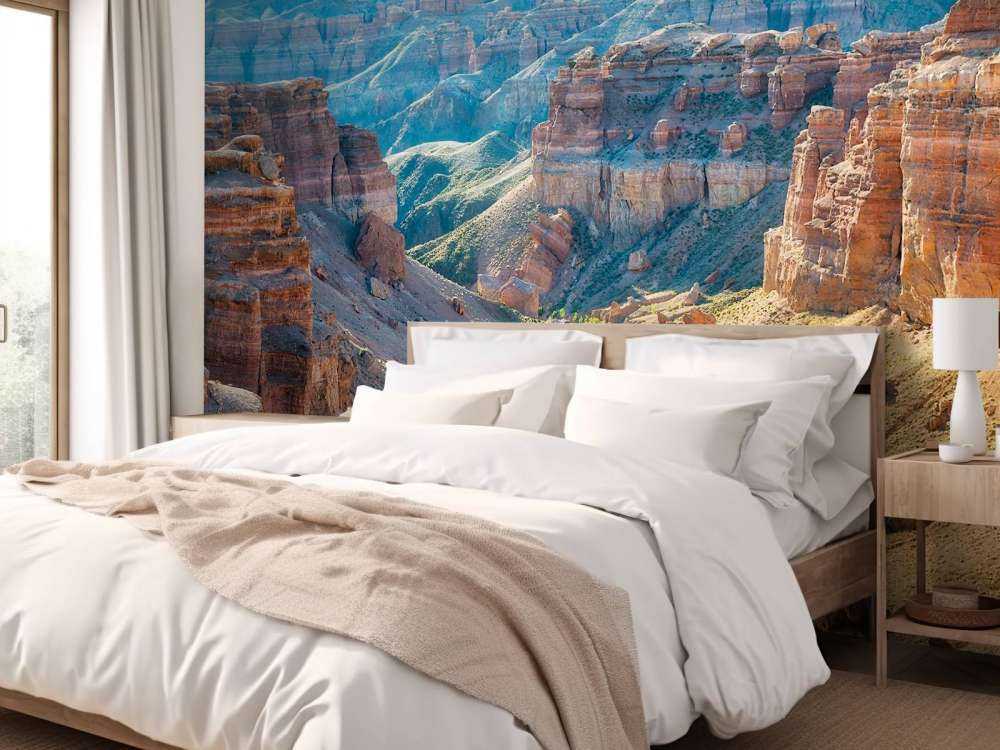 Charyn Canyon in Zuidoost-kazachstan