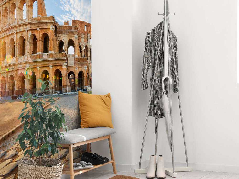 Colosseum in Rome bij zonsopkomst