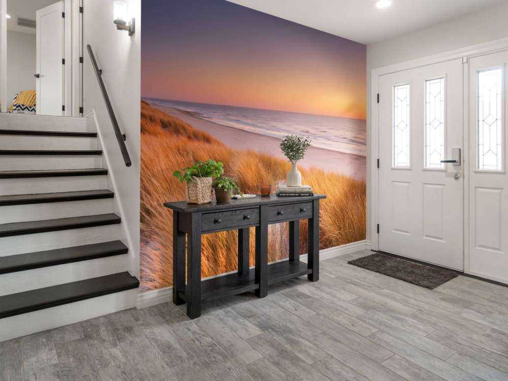 Zonsondergang op de duinen