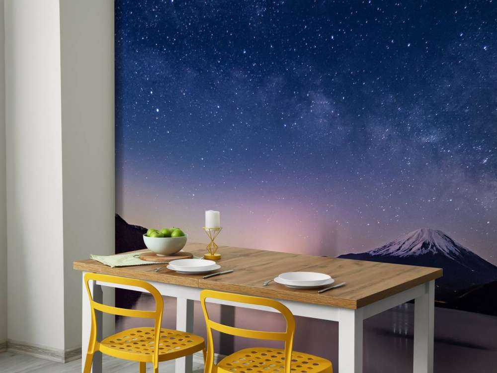 Berglandschap met een stadje