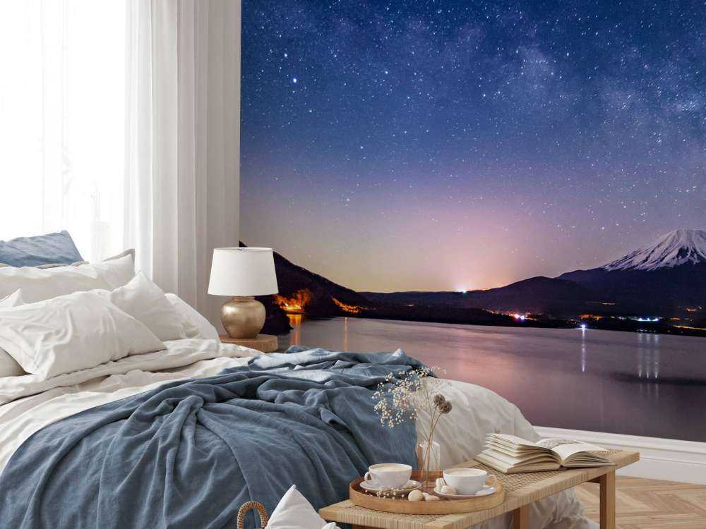 Berglandschap met een stadje